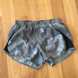 Nike grey and black shorts